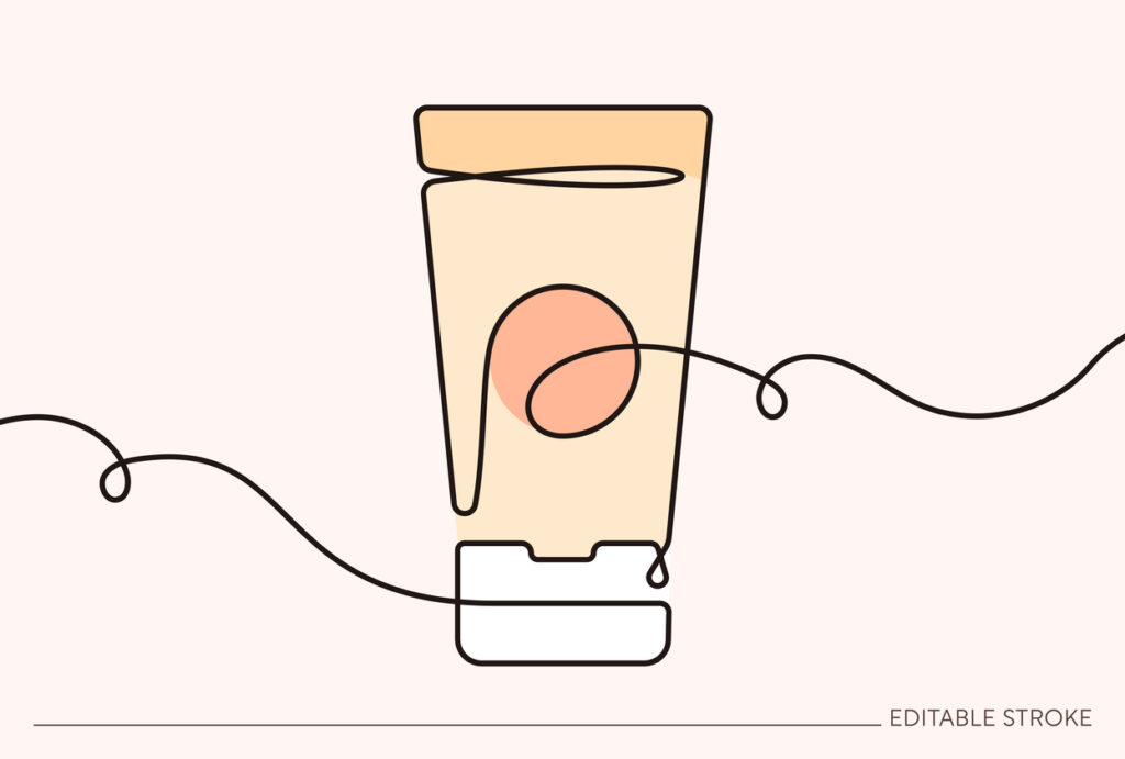 ハンドクリームのようなUVクリーム。