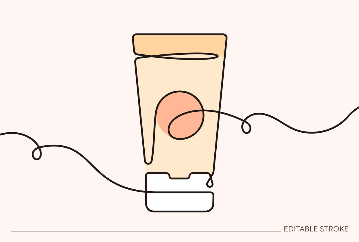 ハンドクリームのようなUVクリーム。